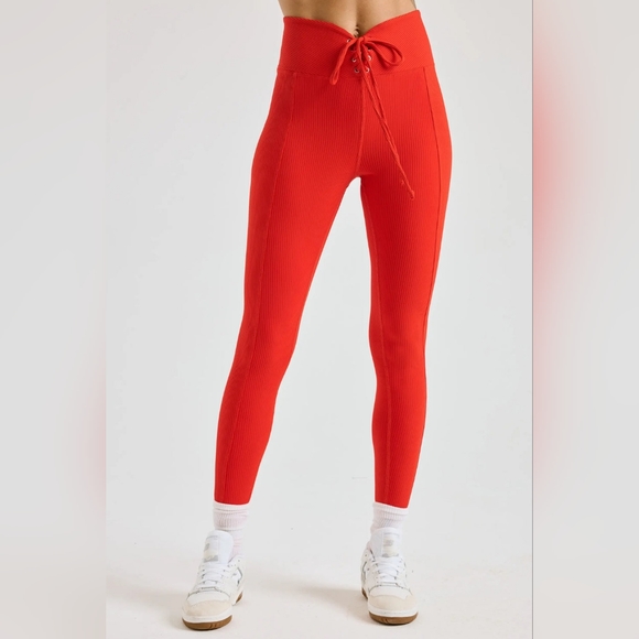 Year of Ours Ribbed Football Leggings With Matching Ribbed Bralette 2.0 NWT - Picture 2 of 11